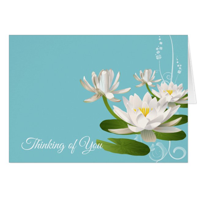 Thinking of You Note Card (Front Horizontal)