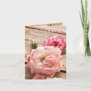 Thinking of you on this Special Day Greeting Car Card