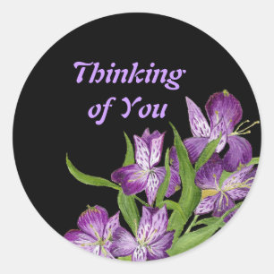 Thinking of you Orchid sticker