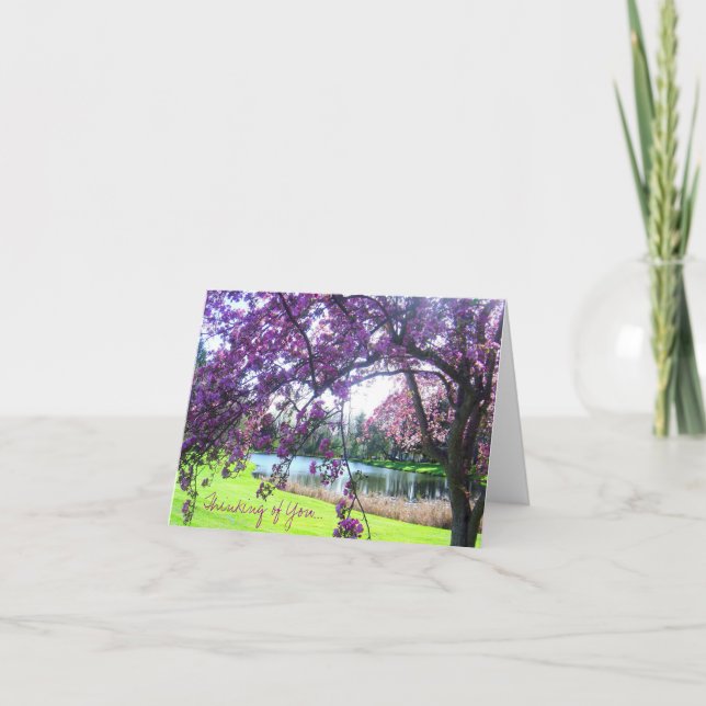 'Thinking of You' photo notecard (Front)