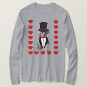 Thinking of You Poodle Ladies Long-sleeve TShirt