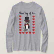 Thinking of You Poodle Ladies Longsleeve Tee