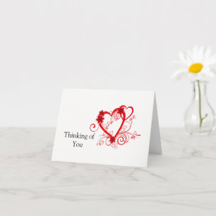 Thinking of You Post Card Note