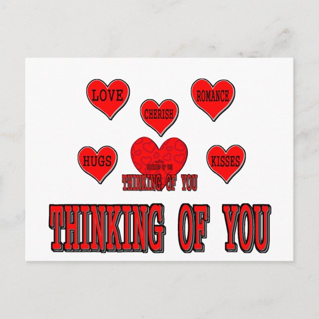 Thinking Of You Postcard (Front)