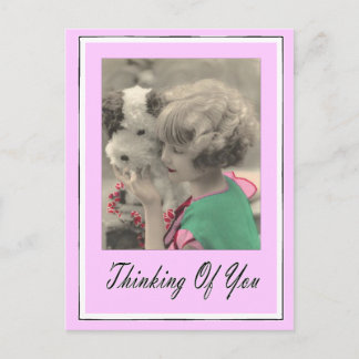 thinking of you postcard