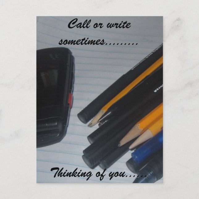 THINKING OF YOU POSTCARD (Front)