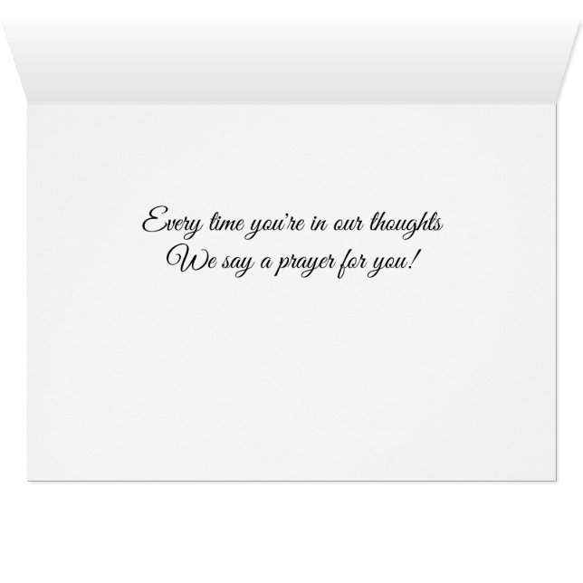 Thinking of You Prayer (Inside Horizontal (Bottom))