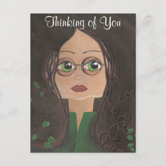Thinking Of You Quantum Cutie Ivy Postcard