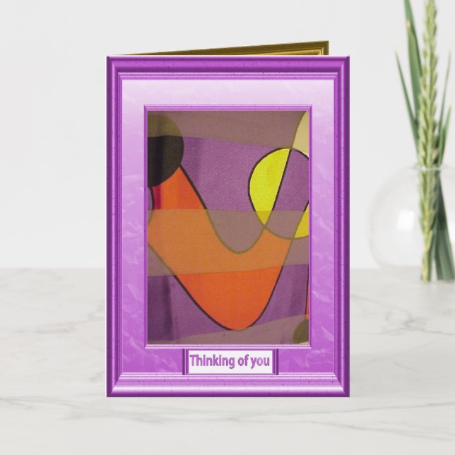 Thinking of you, Red Elbow Card (Front)