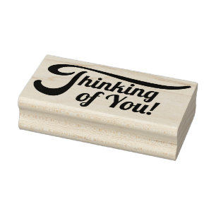 Thinking of you rubber stamp