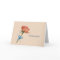 Thinking of you, Salmon Rose Card