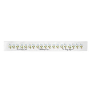 Thinking of you!  satin ribbon