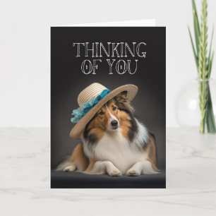 Thinking of You Sheltie Card