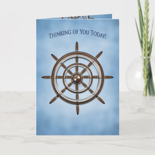 Thinking of You, Ship's Wheel, Helm Card (Front)
