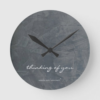 Thinking Of You Slate Wall Clock