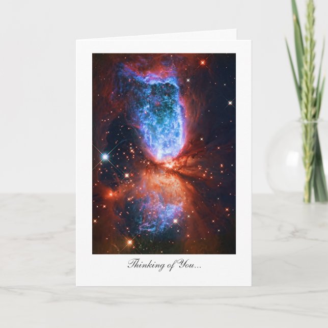 Thinking of You - Star birth in Cygnus, The Swan Card (Front)