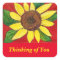 Thinking of you Sunflower Sticker