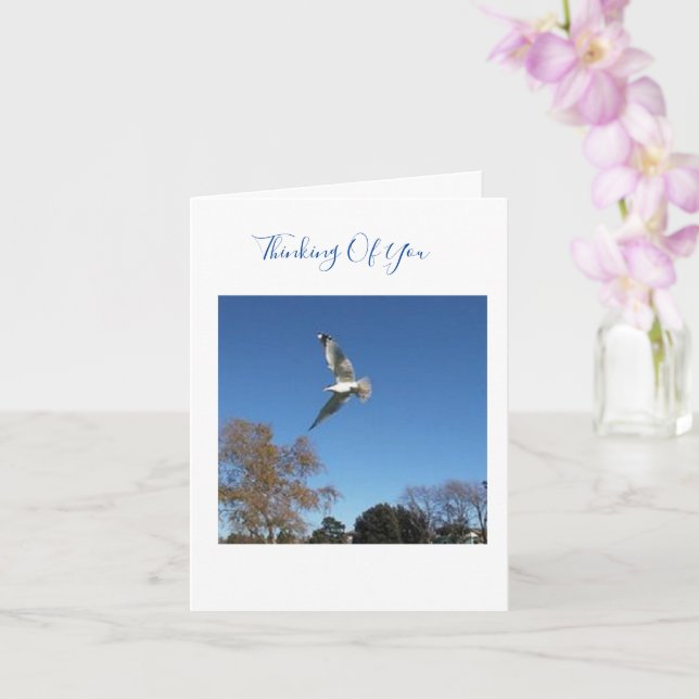 Thinking Of You Sympathy Card (Orchid)