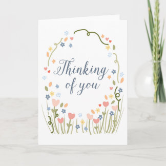 Thinking of You Sympathy Get Well Card