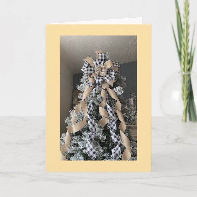 THINKING OF YOU THIS CHRISTMAS HOLIDAY CARD (Front)