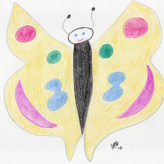 Thinking of You - Thought I Would Flutter By Card