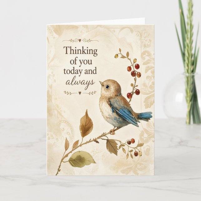Thinking of you today and always card (Front)