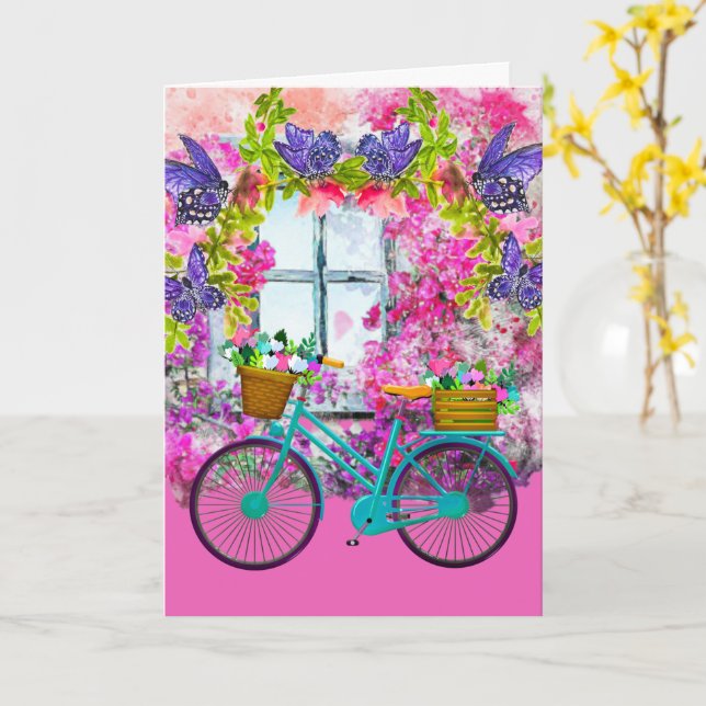 Thinking Of You Today Greeting Card (Yellow Flower)