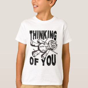 Thinking Of You Voodoo Doll Funny Halloween 2024 T-Shirt