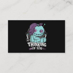 Thinking Of You Voodoo Dolls Cute And Creepy For M Business Card