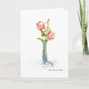 Thinking of You  watercolor by Mary Dunham Walters Card