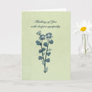 “Thinking of You With Deepest Sympathy” Card