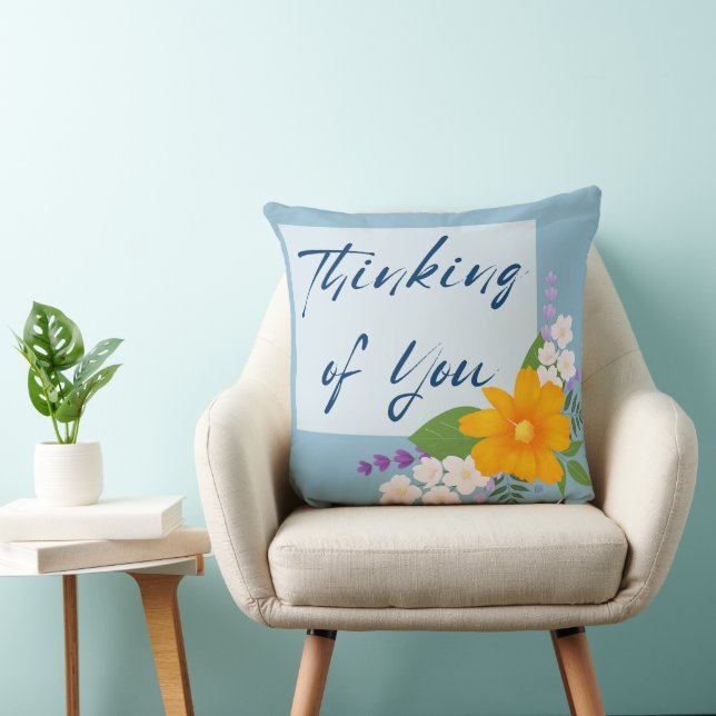 Thinking of You with Support Bouquet Cushion (Chair)