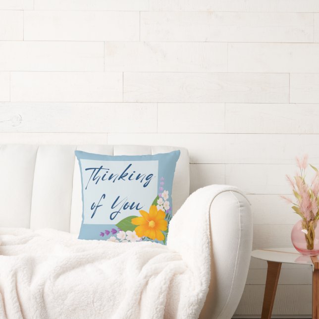 Thinking of You with Support Bouquet Cushion (Couch)