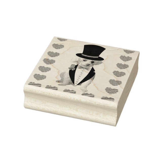 Thinking of You Wooden Rubber Stamp (Stamp)