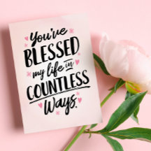 Thinking of You - You've Blessed my Life