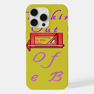 Thinking out of the box. iPhone 15 pro max case