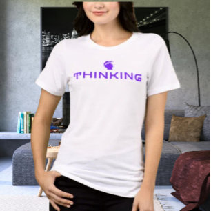 THINKING Statement Hat   Smart Mind Graphic Cap Tri-Blend Shirt