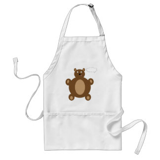 Thinking Teddy Bear Apron