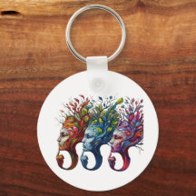 Thinking Trees Keychain