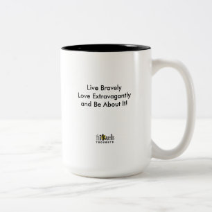 Thinkwells Thoughts- Tad Conner edition Two-Tone Coffee Mug