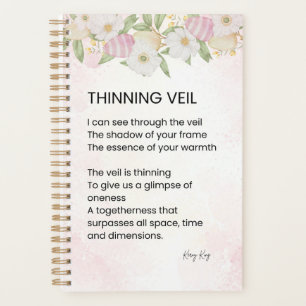 Thinning Veil - Awakening Poem Poster Planner