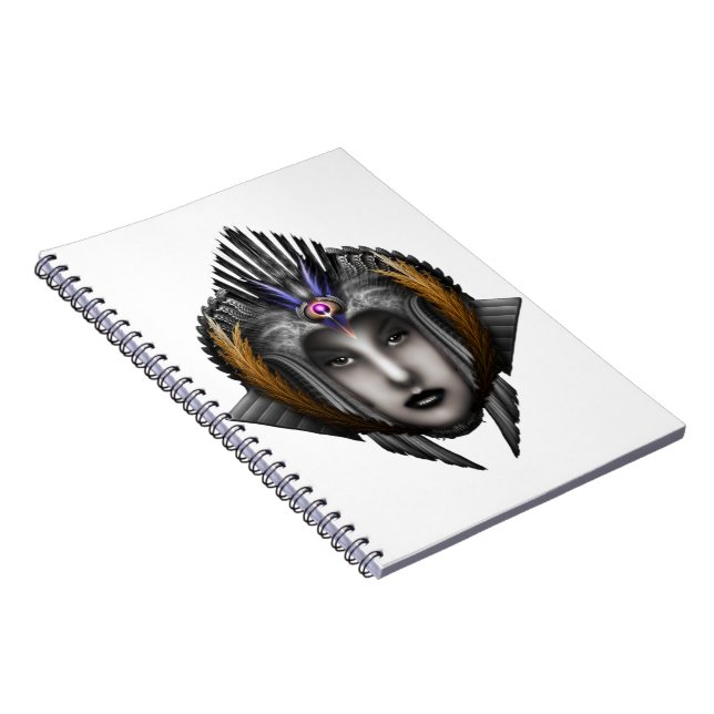 Thinosia Queen Of Armageddon ISO Spiral Notebook (Right Side)