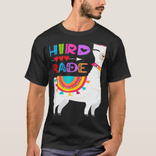 Third 3rd Grade Teacher No Prob Llama First Day Gi T-Shirt