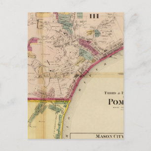 Third and fourth wards of Pomeroy Postcard