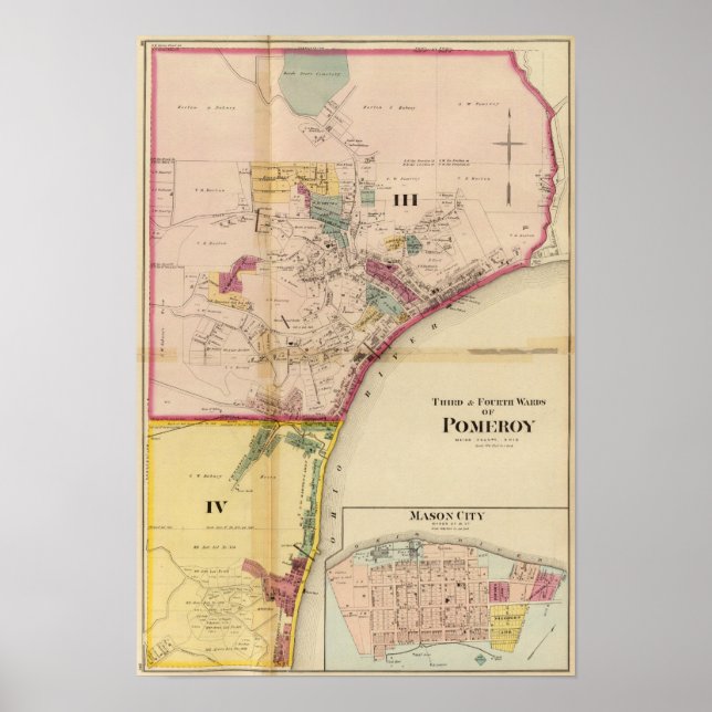 Third and fourth wards of Pomeroy Poster (Front)