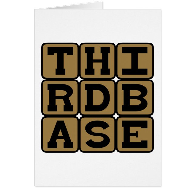 Third Base, Baseball Position (Front)