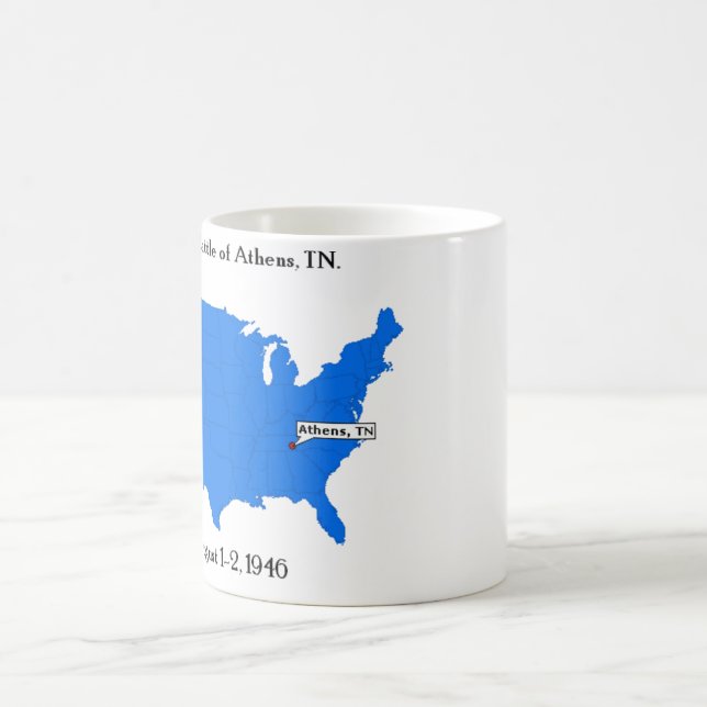 Third Battle of Athens, TN. Coffee Mug (Center)