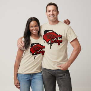 third bridge. red&black. T-Shirt