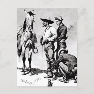 Third Cavalry Troopers by Frederic Remington Postcard