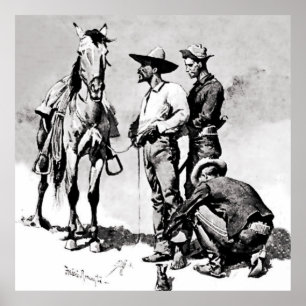 Third Cavalry Troopers by Frederic Remington Poster